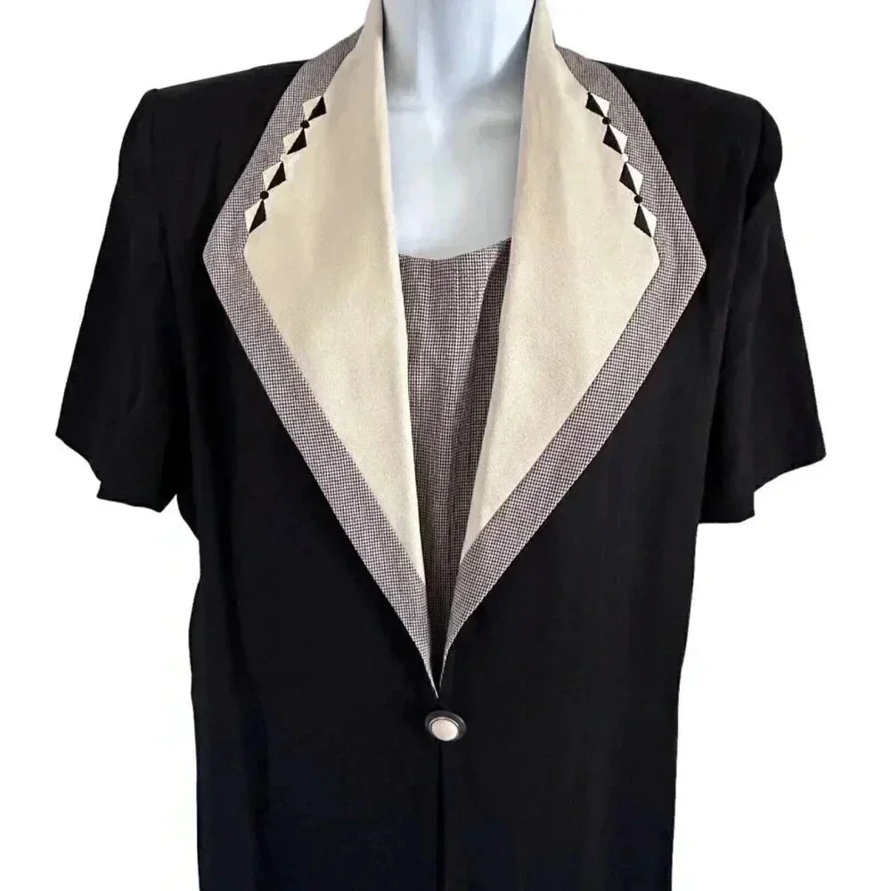 Perceptions by Irene B. Vintage Women’s Short Sleeve Dress Size 12| Vintage 80s - Picture 5 of 11